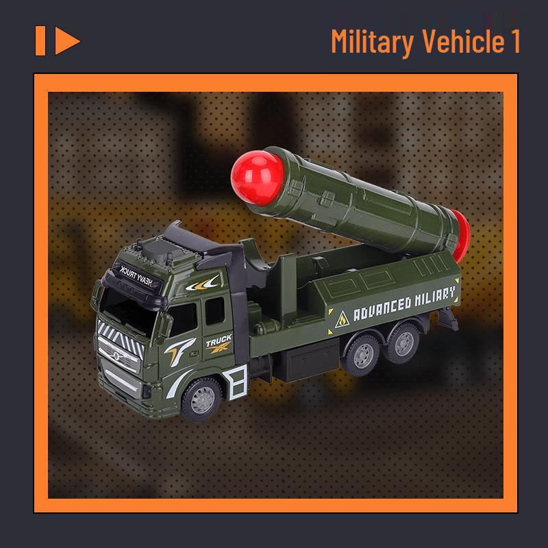 Little King Alloy Toy Pull-Back Excavator - Children's Construction Vehicle Model 