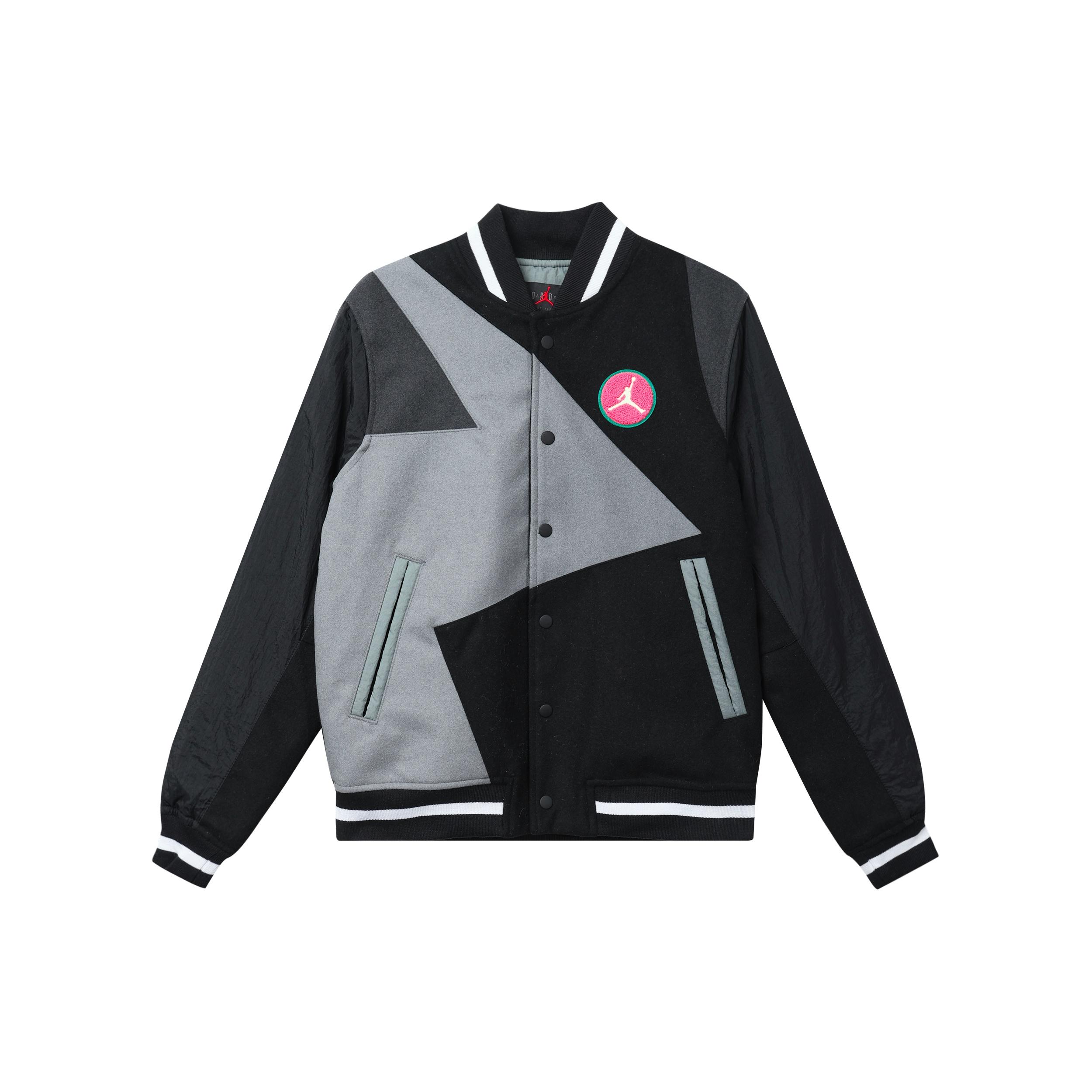 Men s Air Jordan Sport Dna Splicing Casual Sports Baseball Padded Clothes Black CK9351-011 M