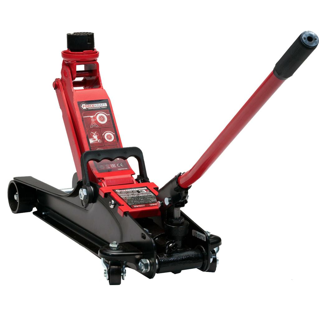 Low-profile car jack 85-380mm 3T Frog hydraulic point