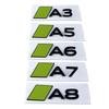 New Metal Car Trunk Emblem for S A3 A5 A6 A7 A8 Letter Stickers Rear Badge Body Side Decal Refitting Decoration Accessories