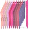 Vergissmeinnicht 50 Pcs Quotes Inspirational Ballpoint Pen Colorful Bulk Motivational Pen Novelty Retractable Stylus Writing Pen
