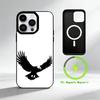 B-bald Eagle Phone Case For iPhone 17 16 15 14 13 12 Pro Max Plus for Mirror Wireless Magnetic Cover