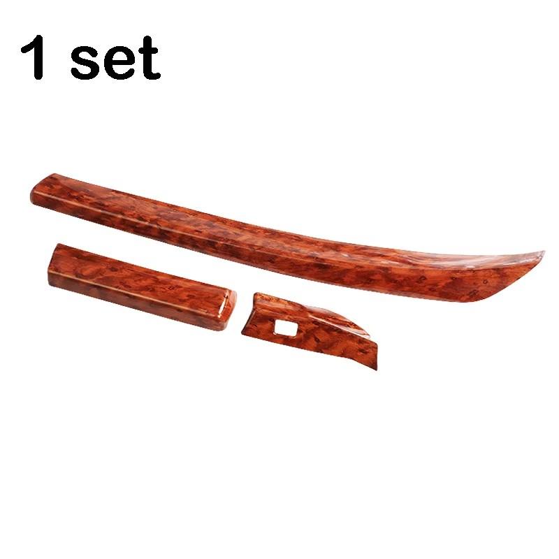 3pcs For Honda Accord 8th Gen 2008-2013 Car Dashboard Strips Trim black brushed Interior Auto Parts Accessories