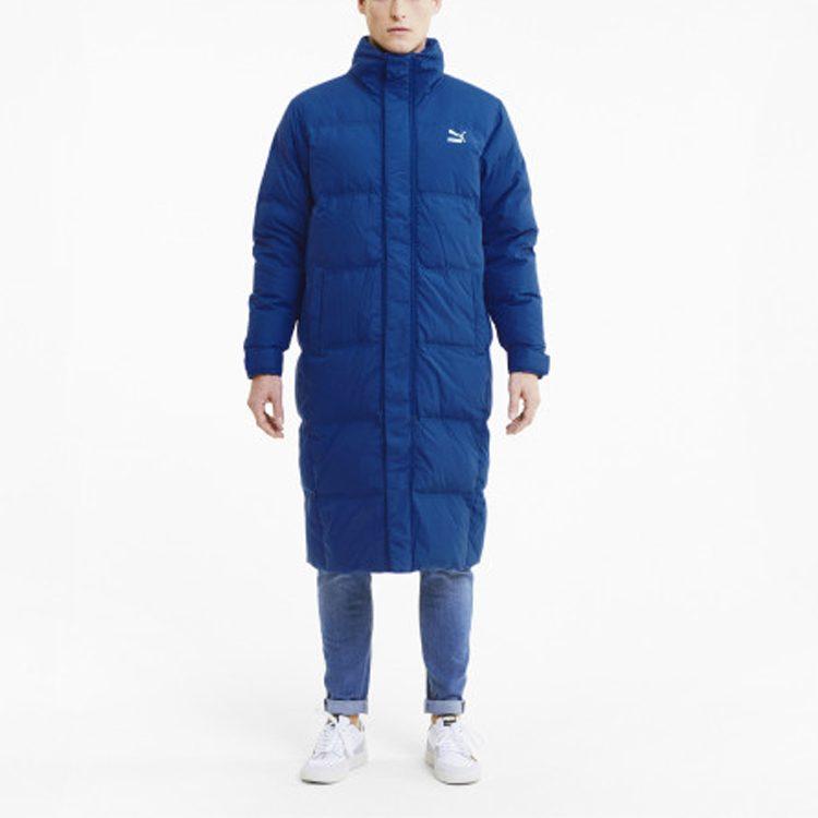 PUMA Layer Down Jackets Men's Sea Blue Hooded Moderate Other 598317-73