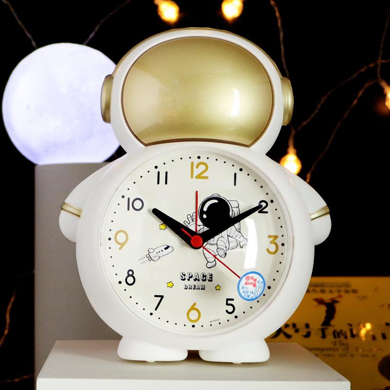 Astronaut Creative Children's Alarm Clock Student Astronaut Timing Function Children's Scan Seconds Creative Cartoon Alarm Clock