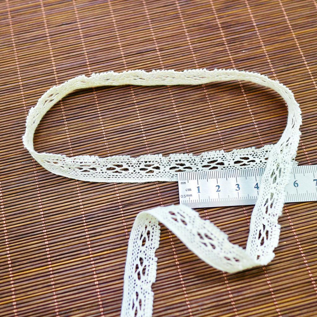 Cotton Thread Lace Handmade Diy Lace Cotton Clothing Accessories Pajamas Skirt Webbing Edge Strip Barcode Material