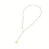 European American Bestseller: Heart Lariat Necklace with 26 Initials - Versatile, Luxurious Clavicle Chain for Women