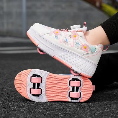 Scarpe Roller con Ruote a Doppia Fila Stile 2026 con Superficie in Rete per Ragazze