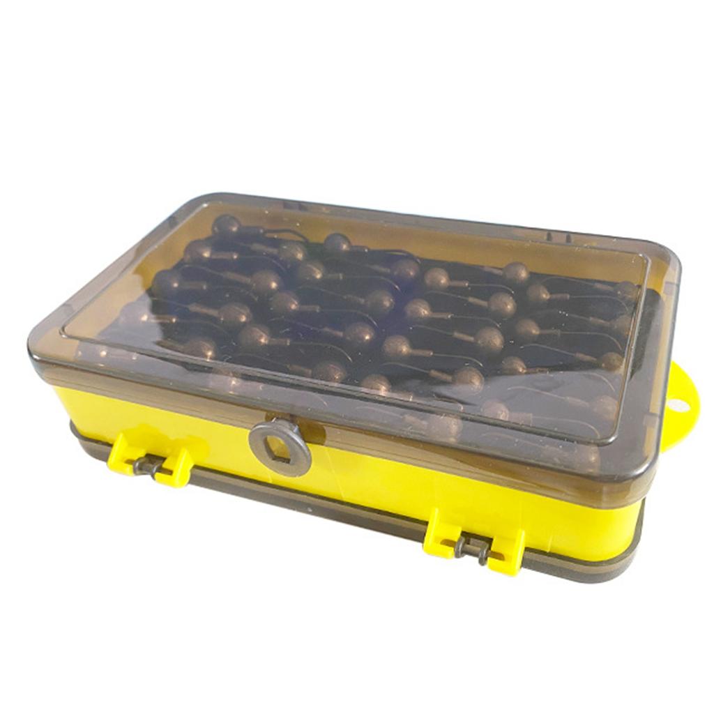 Fly Lures Container Portable Fishing Lure Box Multifunction Jig Head Hook Bait Storage Case Double Sided Organizer Box