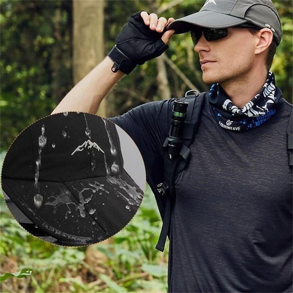 Waterproof Outdoor Hat Quick Drying Sport Cap Men Women Baseball Cap  Spring Summer
