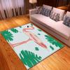 Fresh American Flamingo Printed Carpet Nordic Floor Mat