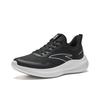 Anta Cushioning Slip Resistant Breathable Low top City Commuting Running Shoes Men's Basic Black/Papyrus White 912615541-4