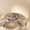 Anello Viso Sorridente Brillantinato Versatile Personalità Carina Divertente Brutto Carino Design di Tendenza di Nicchia Anello Aperto Femminile