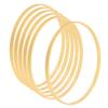 6/8/12pcs Wooden Bamboo Floral HoopCraft Rings for DIY Wedding Wreath Decor Dream Catcher and Hanging Crafts