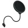 Microphone Filter Dual Layered  Shield with Flexible 360°Gooseneck Clip Stabilization Arm