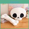 Realistic Plush Skeleton Skull Soft Toy Perfect For Halloween Decorations And Holiday Gifts