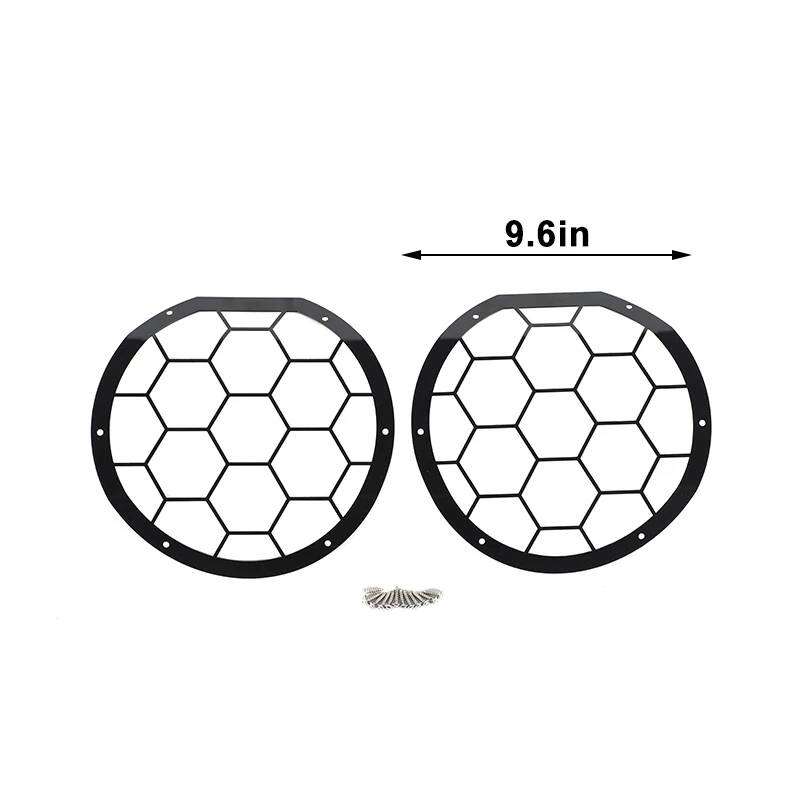 Car Headlight Metal Decoration Lamp Protective Cover for Suzuki Jimny 2019 Up Exterior Accessories