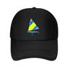 Blue/yellow/grey Sunfish Sailboat Baseball Cap Visor Trucker Hat Military Cap Unisex Wild Ball Hat Mens Caps Women's