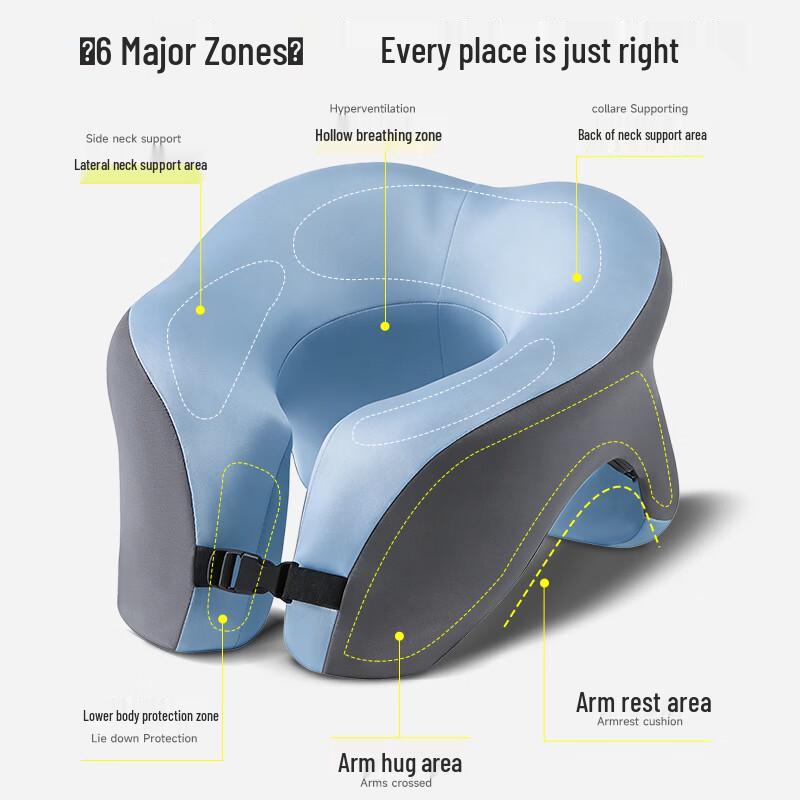 Multifunctional U-shaped Nap Pillow