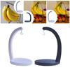 Banana Hanger Steel Hook Banana Holder Sturdy Hanging Fruits or Vegetables Minimalist Bamboo None Slip for Kitchen Counter