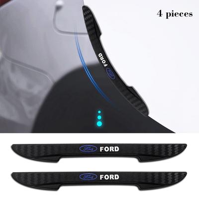 4pcs Rubber Car Door Edge Protector Sticker Anti Collision Anti-scratch Strips For Mondeo Focus 2 3 4 Mustang