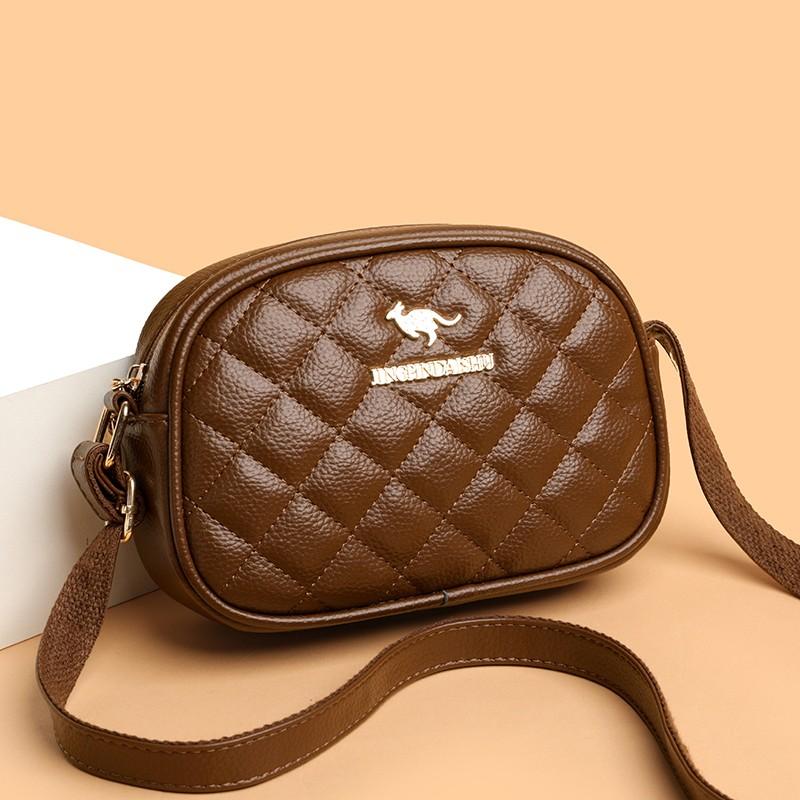 

Small Square Women Shoulder Bag Fashion Handbag Female Crossbody Bag Ladies Luxury High Quality Women s Messenger Bag 21cm 7cm 14cm коричневий