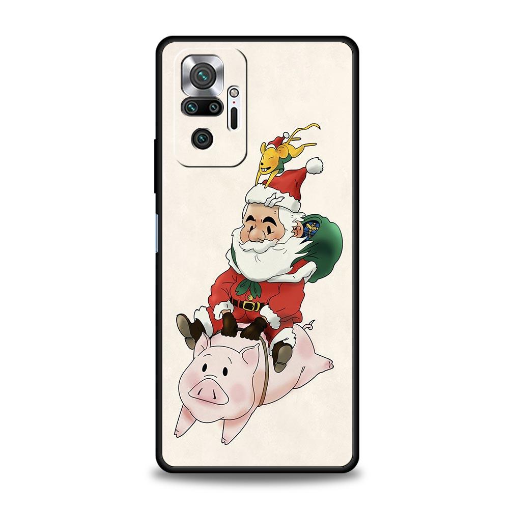 Christmas New Year Phone Phone Case For Xiaomi Redmi Note 11 10 9 Pro 5G K50 9s 7 8 8T 8A 9A 9C 9T K40 Gaming Silicone Cover