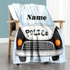 Car Personalized Text Blanket Cozy Customizable Blanket Soft Warm Cozy Throw For Couch Chair Bed Seaside Four Seasons Multipurpose
