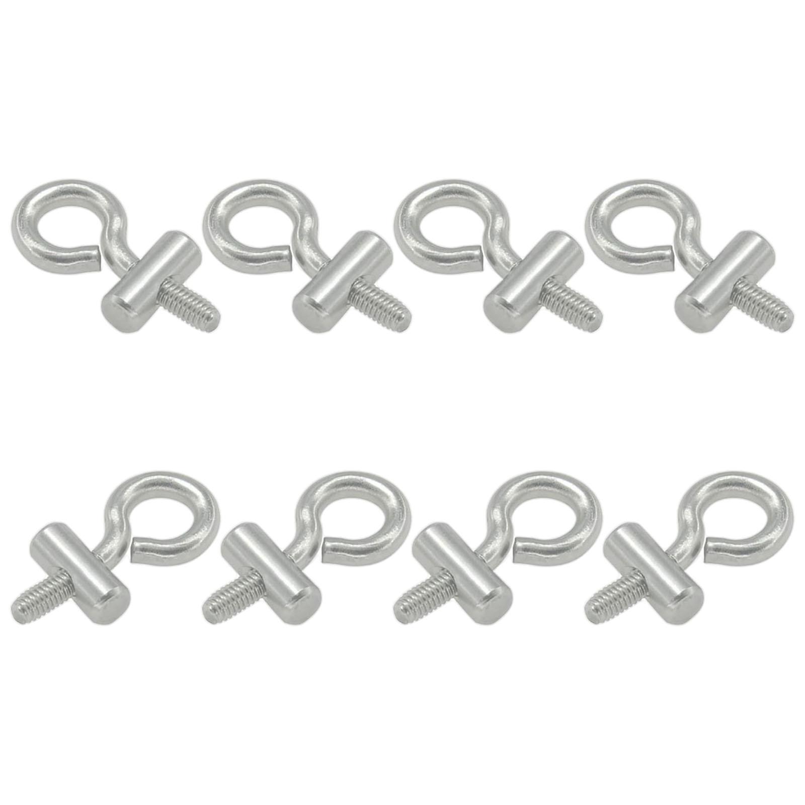 

Stainless Steel Piping Rails Stoppers 6mm Compatible For Caravans Motorhome Camping Tent Accessories Secure Attachment 8PCS