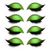 Yousheng 1/2/3/4/5 Pairs Lazy Eye Shadow Eyelash Patch 2-in-1 Eyeshadow Eyelashes Makeup Stickers Reusable Eye Makeup Stickers with False Lashes