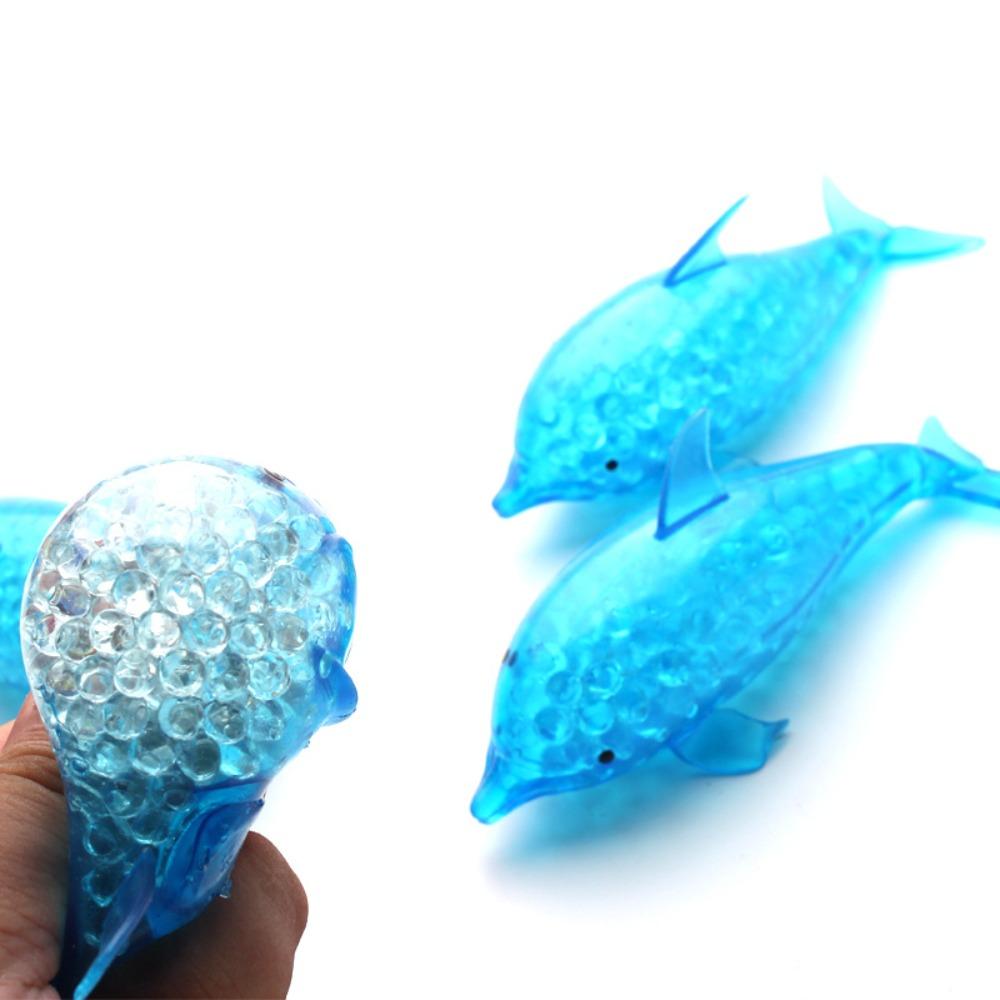 Stretchy Shark Stress Balls TPR Stretchy Stress Squish Ball Durable Dolphin Squeeze Ball  Kids Play