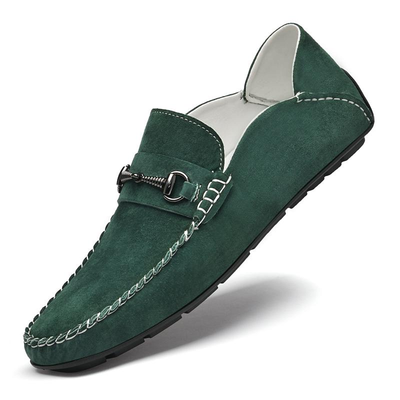 

Fashion 2024 New Fashion Men Casual Leather Shoes Trend Luxury Brand Business Genuine Leather Business Shoes Comfy Flat Designer Loafers 45