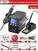 Delixi Electric 2-in-1 Soldering and Desoldering Station with Hot Air Gun and Worktable