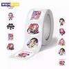 500Pcs/Roll Anime KPop Demon Hunters Stickers Demon Hunters Tiger DIY Scrapbooking Phone Luggage Skateboard Waterproof