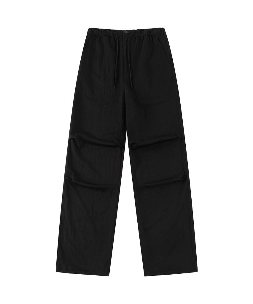 Siyajyu Sipt7184 Silky Parachute Pants_Black