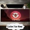 Custom Name Mouse pad Brentford Football Club Logo Mouse pad, Gaming Mouse Pad, keyboard pad, Desk Decor for computer notebook Fan Birthday Gift