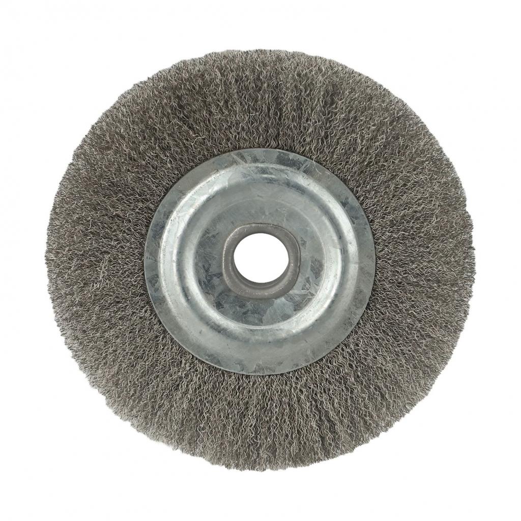 Bench Grinder Abrasive Wire Wheel Brush 5 Inch Stainless Steel with 16mm Hole