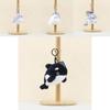 Adorable Plush Whale And Seal Keychain Accessories Soft Stuffed Animal Toys