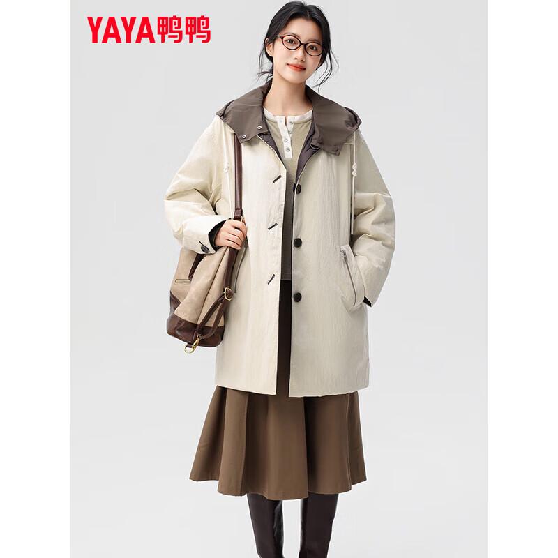 YAYA 2025 New Reversible Women's Long Down Jacket