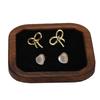6 Styles Wood Earrings Tree Organizer Earring T-Stand Ear Studs Tray Retail Holder Jewelry Photography Display Rack