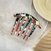 Acetate Sheet 6 Teeth Plate Hair Comb Insert Comb Hairpin Headwear Jewelry Ponytail Fork Comb Hair Clips Girls Gifts