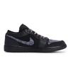 Jordan Air Jordan 1 Vintage Basketball Shoes Unisex Low Top Black/Purple HV5968-001(Team80-S-BOX)