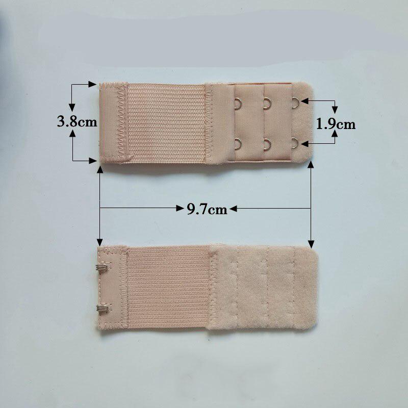 

1 Шт Бюстгалтер Extender Женский 2 Крючка Упругий Расширитель Бюстгалтера Регулируемый Пояс Пряжки бежевый