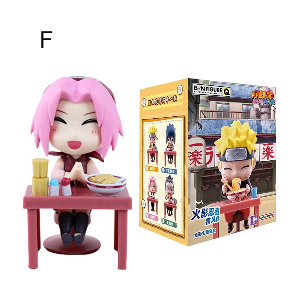 Naruto Shippuden Ramen Theme Series  Chibi Small Pvc Anime Figurine Naruto Sasuke Uchiha Merch  Toys Present For Kids