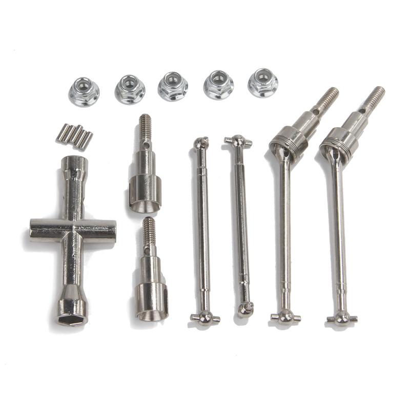 RC Car Brushless / Brushed Metal Front and Rear Drive Shaft CVD Driveshaft for SG116PRO SG116MAX SCY 16101 16102 16201 Parts