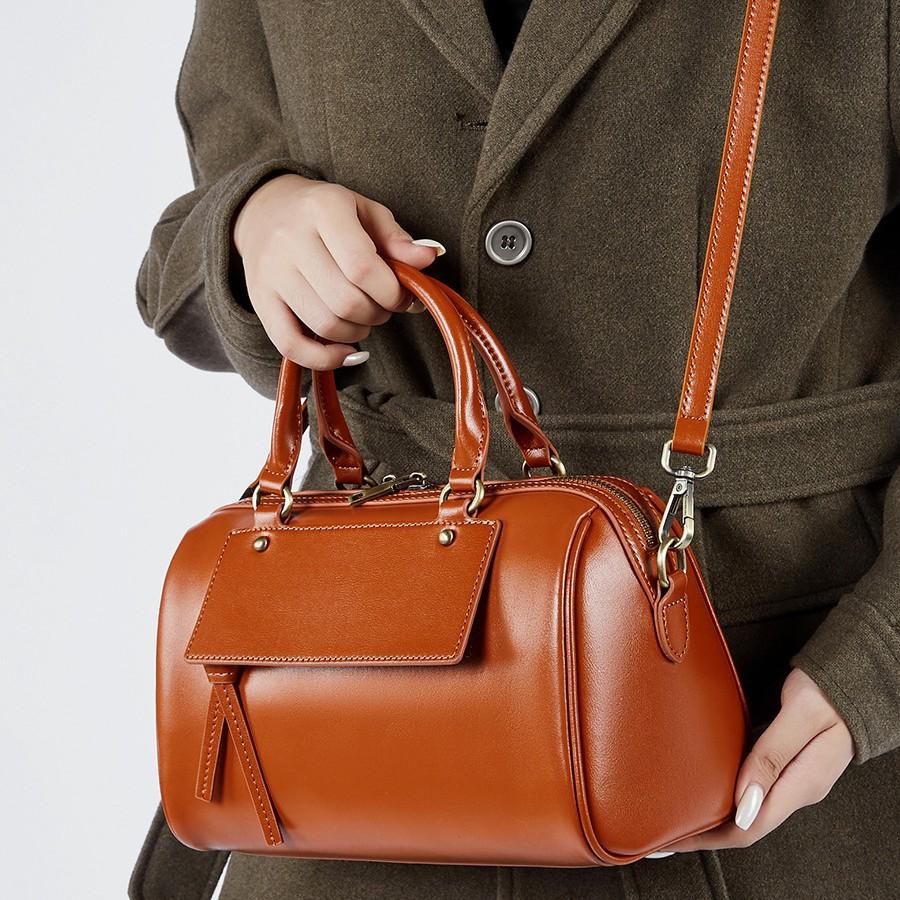 Leather Versatile Casual Handbag New Women's Bag Cowhide Shoulder Messenger Bag
