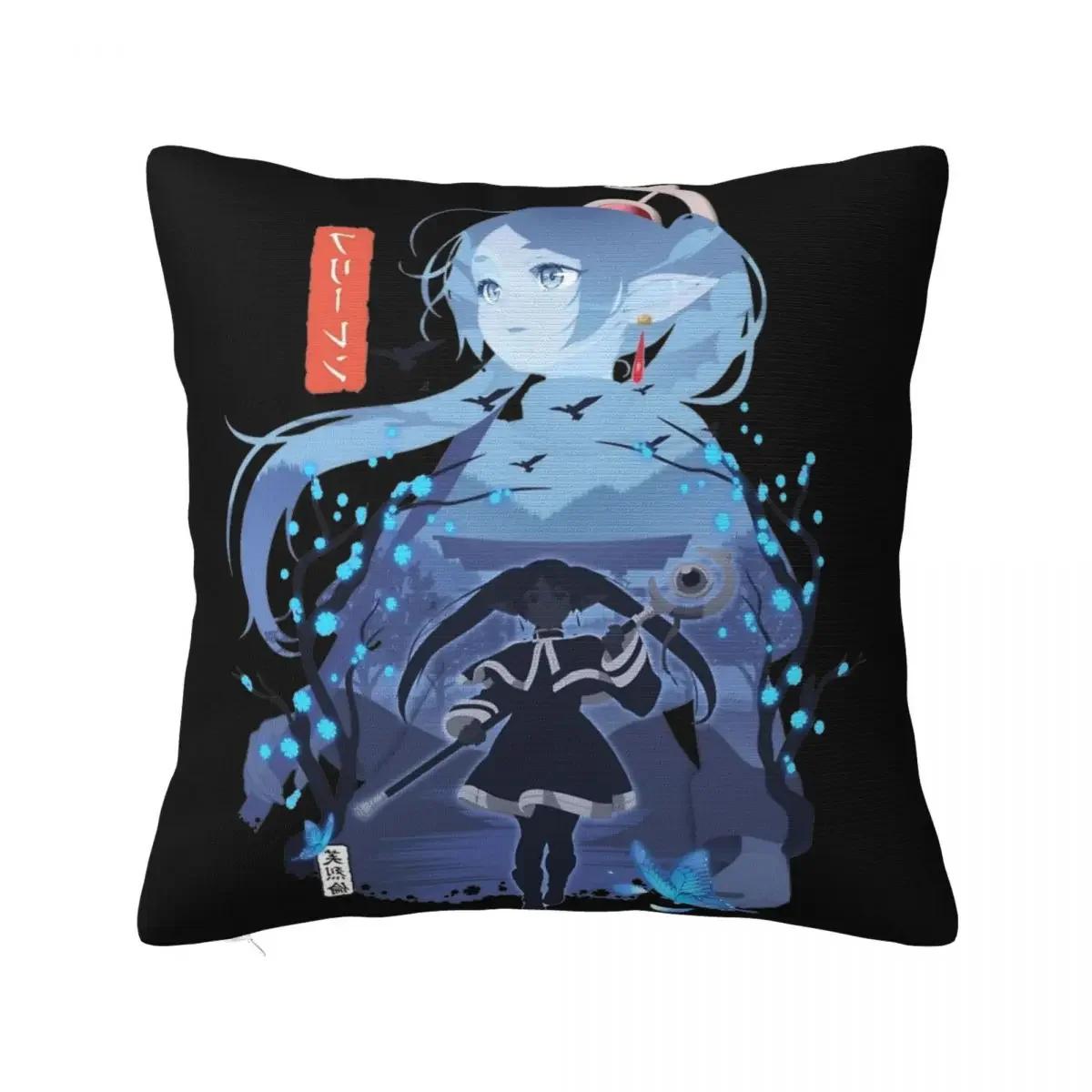 

Отличная работа Sousou No Frieren Наволочка для квадратной подушки Чехлы для подушек Молния Декоративная наволочка для кровати 66x66cm