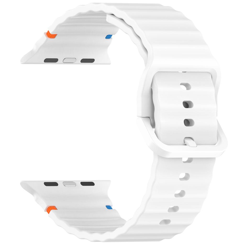 Silicone Strap for Apple Watch Ultra Band 49mm 46mm 45mm 42mm 44mm 40mm 41mm Correa Bracelet Belt iWatch Series 10 9 8 6 7 5 SE