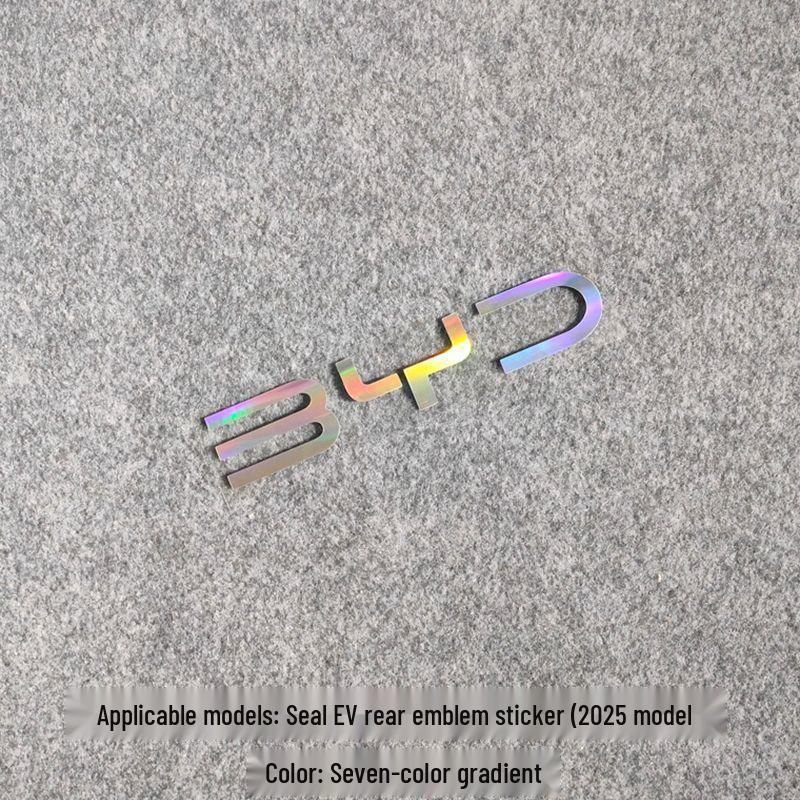 BYD Seal EV Car Logo Sticker for Color Change & Decoration (EVDMI 05, DMI 07, DMI 06, GT 06)