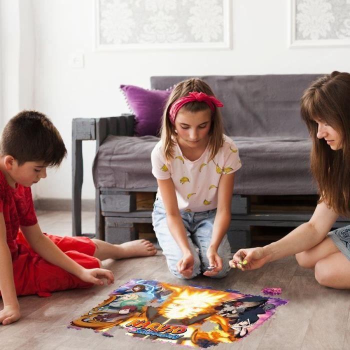 Puzzle naruto shippuden - winning moves - 1000 pièces - dessins animés et bd - jaune